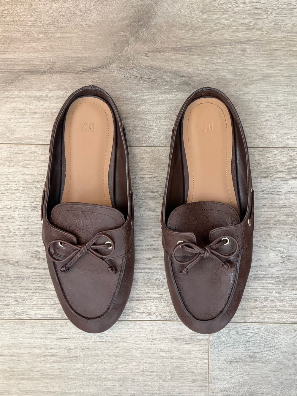 H&M Dark Brown Mules